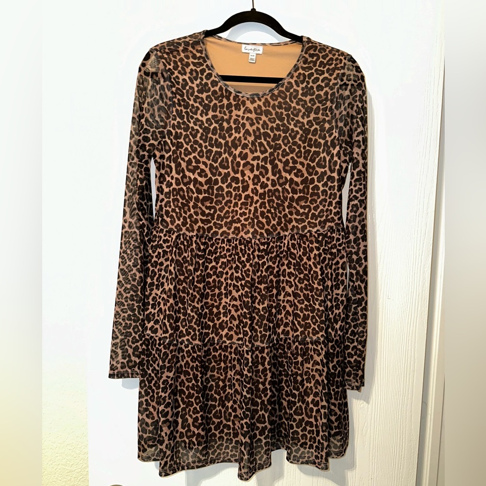 Cheetah Print Dress